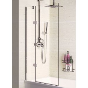 Lakes 8mm Hinged Bath Screen 1000mm x 1500mm