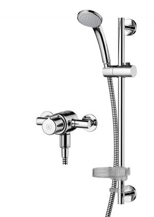 ITV Exposed Thermostatic Shower Pack With Idealrain S1 Kit