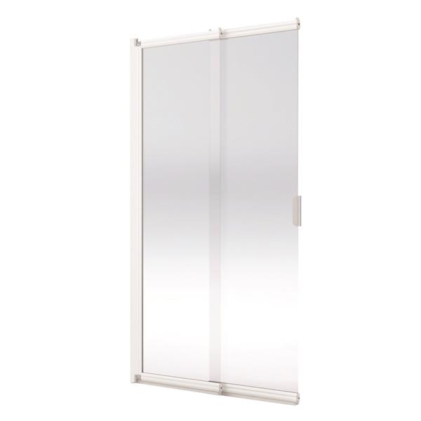 Aqualux AQUA 4 2Panel Slider Bath Screen 820mm x 1275mm x 4mm, White