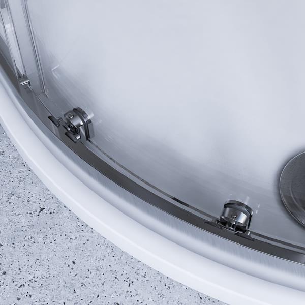 Aqualux Framed 6 Quadrant + Tray + Waste 900 x 900 , Shower Enclosures, 1199428 from mbd bathrooms