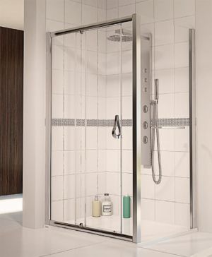 Aqualux -  Aqua 6 Sliding Shower Door 1000mm
