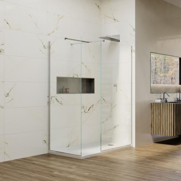 Coram Premier 8 1100mm Glass Shower Panel