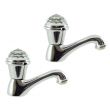 Crystal Effect Dorchester Basin Taps