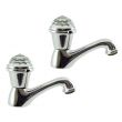 Crystal Effect Dorchester Bath Taps