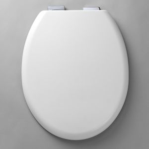 Toilet Seat Slow Close - Curve White