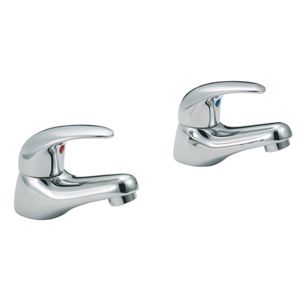 Elan Midi Bathroom Basin Taps (Pair)