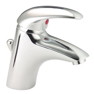 Deva Milan 113/SW Milan Mono Basin Mixer Tap with Swivel Spout and Pop Up Waste with Chrome Finish