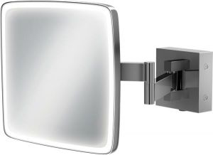 HiB Eclipse Square LED Magnifying Mirror