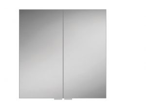 HiB Eris 80 Mirrored Aluminium Bathroom Cabinet