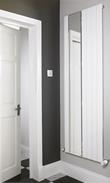 Eucotherm Mars Mirror Single Vertical Radiator 1800 H X 595 W In Anthracite 