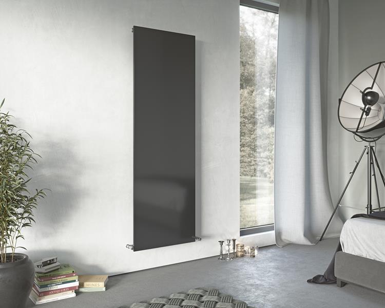 Eucotherm Mars Plus Single Vertical Radiator 1500 H X 450 W In Anthracite 