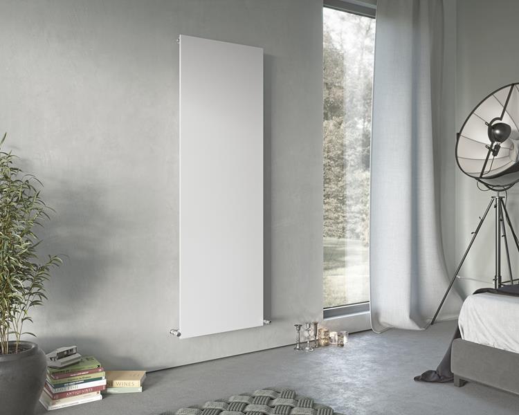 Eucotherm Mars Plus Single Vertical Radiator  1800 H X 450 W In White 