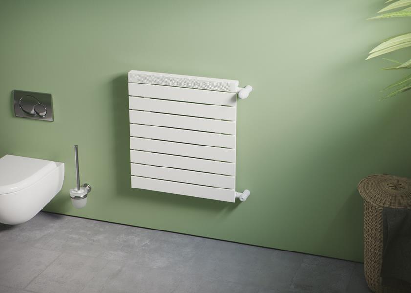 Eucotherm Minerva Single Horizontal Radiator 650 H X 500 W In White 