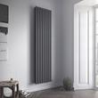 Eucotherm Nova Duo Tube Vertical Radiator 1800 H X 468 W In Textured Matt Anthracite