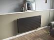 Eucotherm Mars Duo Horizontal Radiator 295 H X 1800 W In Mat Black