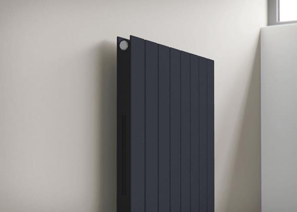 Eucotherm Mars Elegant Duo Vertical Radiator 1800 H X 445 W In Textured Matt Anthracite 