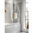 Ellbee Profile Plus Excel Bath Screen with Rise and Fall Hinge 1000mm