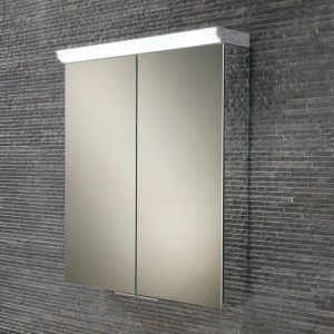 HiB Flare LED Mirrored Bathroom Cabinet
