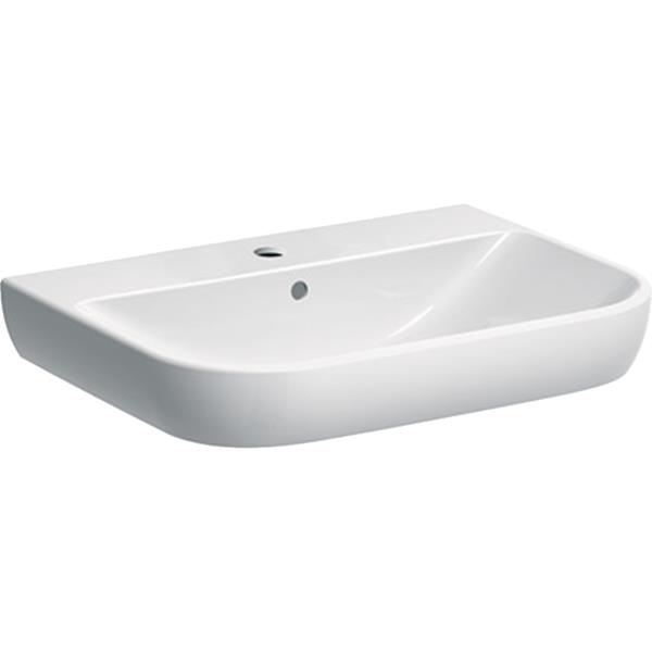 Geberit Smyle 650mm 1 Tap Hole Round Basin