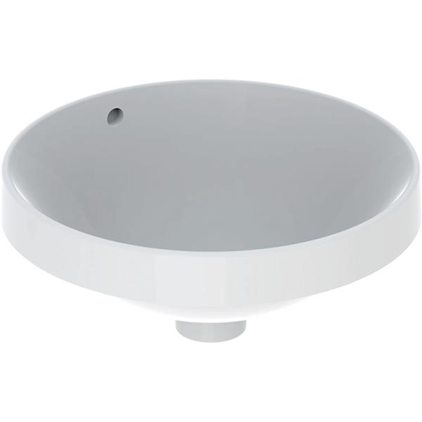 Geberit VariForm Round 400mm No Tap Hole Countertop Basin With Overflow