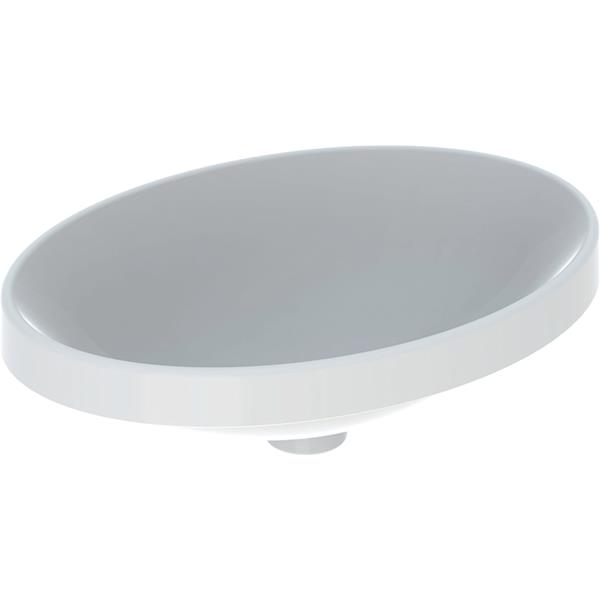Geberit VariForm Oval 550 x 400mm No Tap Hole Countertop Basin Without Overflow