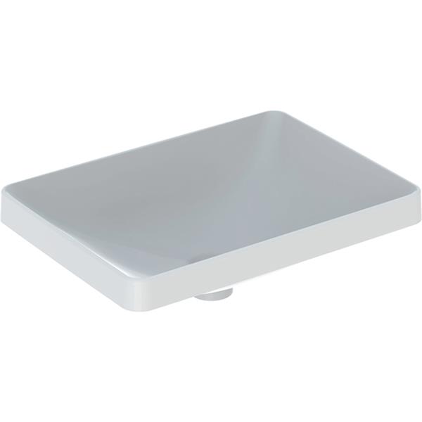 Geberit VariForm Rectangular 550 x 400mm No Tap Hole Countertop Basin Without Overflow