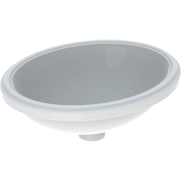 Geberit Variform Oval 420 x 330mm No Tap Hole Undercounter Basin Without Overflow