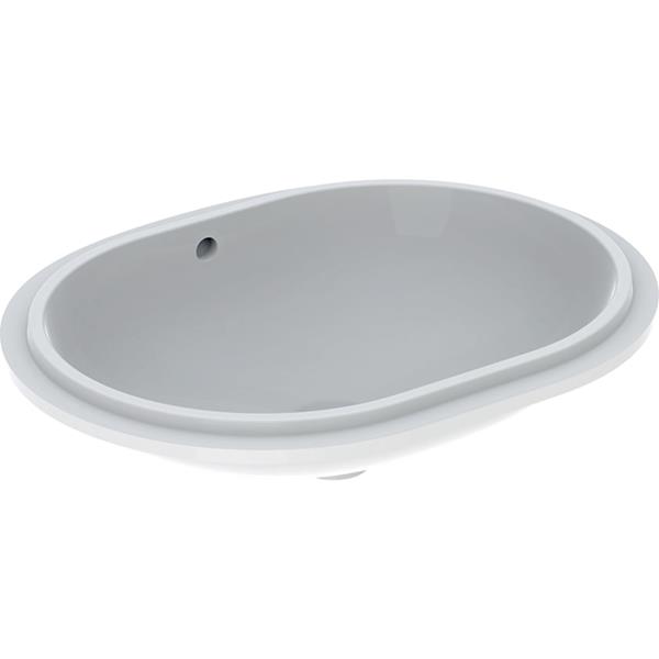 Geberit VariForm Elliptic 550x400mm No Tap Hole Undercounter Basin With Overflow