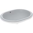 Geberit VariForm Elliptic 550x400mm No Tap Hole Undercounter Basin With Overflow