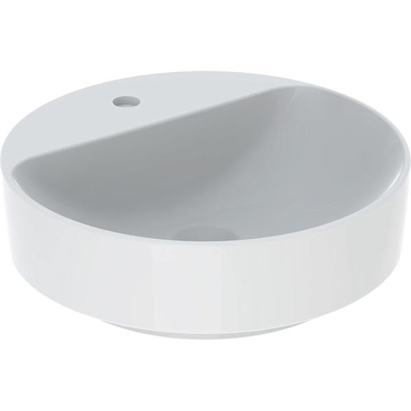 Geberit Variform Round 450mm 1 Tap Hole Lay On Basin Without Overflow