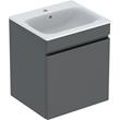 Geberit Renova Plan 550mm Basin & Lava Matt Drawer Vanity Unit