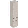 Geberit Renova Plan Light Hickory 2 Door Tall Cabinet With 1 Drawer