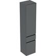 Geberit Renova Plan Lava Matt 2 Door Tall Cabinet With 1 Drawer