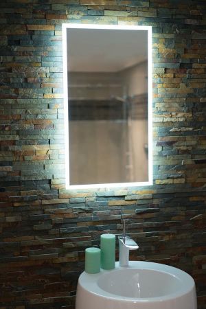 HiB Globe 45 Ambient LED Steam-Free Bathroom Mirror