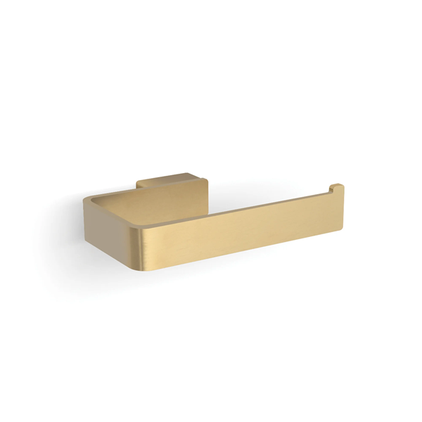 HIB Atto (Brushed Brass) Toilet Roll Holder