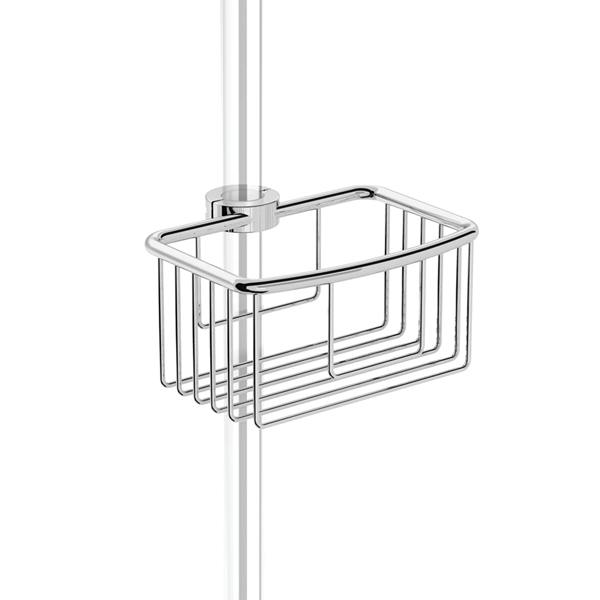 HIB Shower Basket Clip on Riser Rail - Traditional