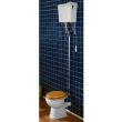 Hadrian Era High Level Traditional WC Pan & Cistern Set