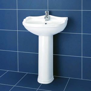 Sinks for the Bathroom - Hadrian Era Round Basin & Pedestal