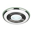 HIB Cyclone Wet Room Inline Fan Chrome - Cool White LED