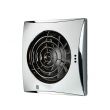 Hush Chrome Wall Mounted Fan With Timer