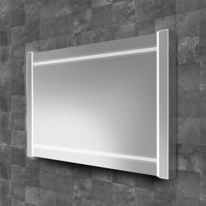 HiB Duplus 80 LED Steam-Free Bathroom Mirror with shaver socket