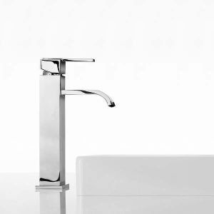 Mayfair Taps - Ice Fall Lever Freestanding Basin Tap Mono (S)
