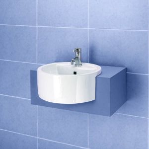 Sinks for the Bathroom - Impala Semi-Recessed Basin