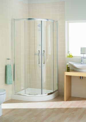 Lakes Single Rail Quad 800mm Shower Enclosure