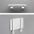 Lakes Series 150 RD Shower Seat 325mm - Chrome/White