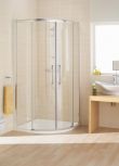 Lakes Low Threshold Double Door Offset Quad 1000mm Shower Enclosure LKV3R10805