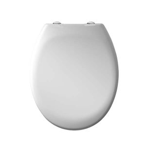 Neutron White toilet seat by Trade Bathrooms. Supplied by Midland Bathroom Distributors.
