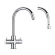 Paini Cox Cruciform Mono Pull-Out Spray Tap (Chrome)