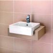 Pisa 510mm Semi Recessed Basin