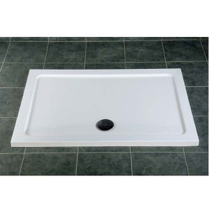 Low profile shower tray by MX Group - at 45mm high this is suitable for a shower for the disabled